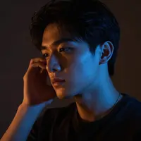 नीली और नारंगी लाइटिंग