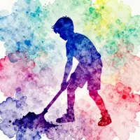 Bóng cậu bé trừu tượng