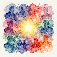 Temas nacionais em aquarela