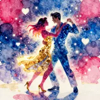 Disko dansı yapan çift