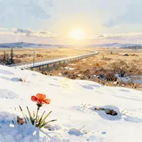 Contrasto inverno e primavera