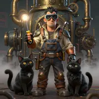 Dieselpunkový mechanik