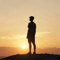 পাহাড়ের চূড়ায় কিশোর