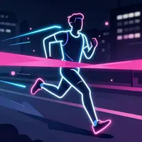 پس زمینه شهر نئونی