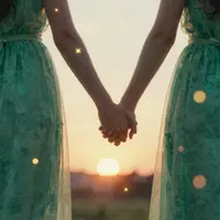 Eksena ng pag-ibig sa paglubog ng araw