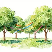 صحنه جشن در فضای باز