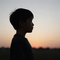 ضد نور پسر جوان