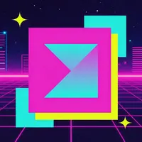 Motivi geometrici neon