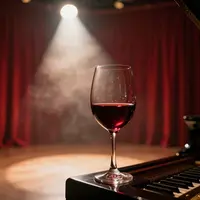 Scena di vino rosso