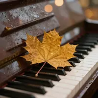 پیانو در روز بارانی
