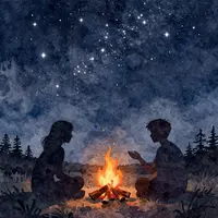 Mga eksena sa campfire