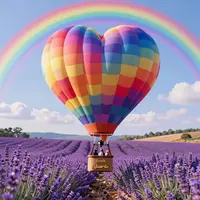 Heißluftballon-Kunst