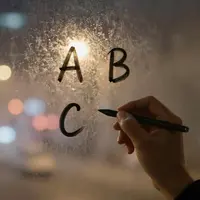 پیام مخفی روی شیشه