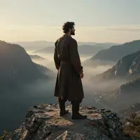 هنر منظره حماسی با لباس سنتی