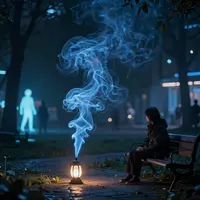 Mystical Blue Smoke