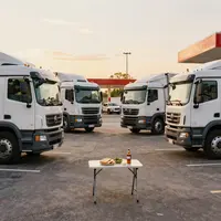 پیک نیک راننده کامیون