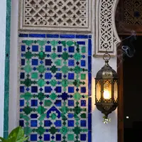 Luce serale di lanterna