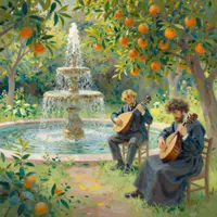 Jardin de lumière douce