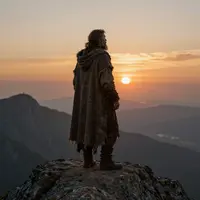 Einsiedler Berg Sonnenuntergang