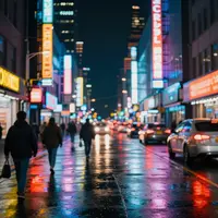 ليلة نابضة بالحياة