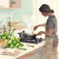 آشپزی با گیاهان