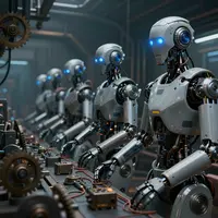 Robot cyberpunk