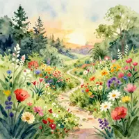 Blooming Landscape