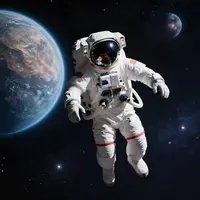 شخص في الفضاء