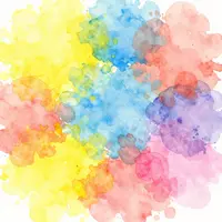 แรงบันดาลใจในการวาดภาพสีสันสดใส
