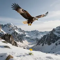 Paesaggio dell'Aquila di Montagna