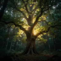 Светящееся дерево