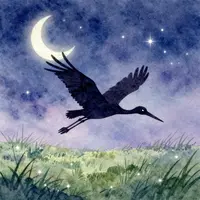 Storch fliegend
