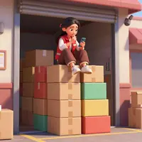 Arte banchina di carico