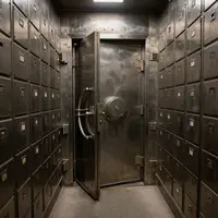 כספת מוארת בעמימות