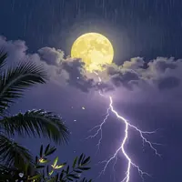 Regen- und Blitzkunst