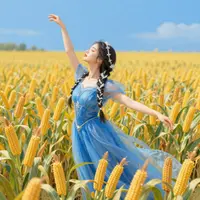 صحنه فانتزی مزرعه ذرت