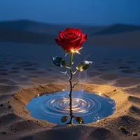 صحنه بیابان گرگ و میش