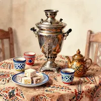 ست چای ازبکی