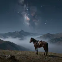 اسب تنها