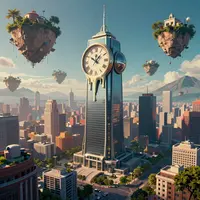 נוף עירוני סוריאליסטי