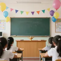 کلاس روم کی سجاوٹ