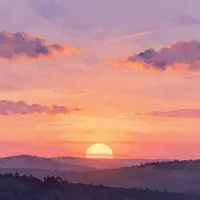 Pemandangan Matahari Terbit