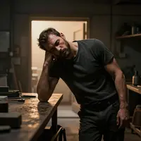 Travailleur épuisé