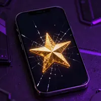 هنر صفحه نمایش ترک خورده