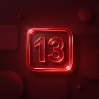 Wallpaper ikon kaca merah