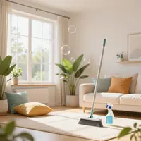 Sala de estar limpia