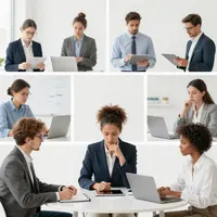 काम करते लोग