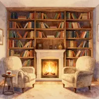 کتابخانه خانگی دنج