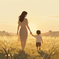 مادر و فرزندان