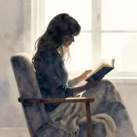 पढ़ती हुई महिला